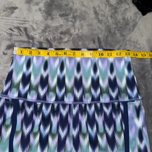 FP Movement Island Time Printed Shorts M Blue Ikat High Rise Activewear Gym thumbnail 8