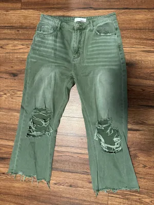 Vervet green jeans thumbnail 1