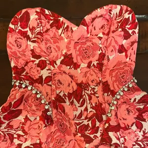 Zara Floral Jacquard Dress thumbnail 8