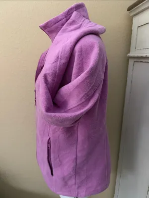 Columbia Lavender-Pink Full-Zip Fleece Jacket thumbnail 4