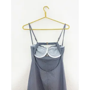 Montce Swim X Olivia Culpo Dark Denim Petal Long Slip Dress Size Medium thumbnail 12