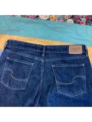 Levi's Signature Mid-Rise Straight Jeans Waist 31 x L28 Classic Denim Blue thumbnail 5