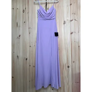NWT Lulus Notorious Poise Lavender Sleeveless Cowl Neck Maxi Dress Bridesmaid S thumbnail 2