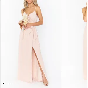 Show Me‎ Your Mumu Liz Maxi Dress Strappy Wrap Dusty Blush Crisp Pink NWT M thumbnail 7