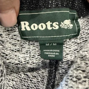 ROOTS Canada Joggers Women's Medium Black Pull On Lounge Casual thumbnail 7