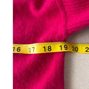 Sundance Magenta Pink 100% Cashmere‎ Cowl Neck Sweater Womens Small thumbnail 3