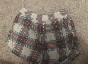 Aerie Plaid Shorts thumbnail 1