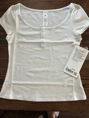 Lululemon Cap-Sleeve Henley Tee thumbnail 1