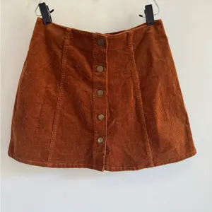 DO+BE Rust Corduroy Mini Skirt thumbnail 1