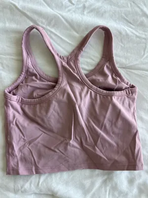 Amazon Mauve Racerback Cropped Tank  thumbnail 2