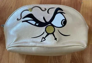 Collectable Danielle Nicole Disney Beauty‎ And The Beast Cogsworth Makeup Bag thumbnail 1