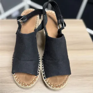 Toms Espadrille Slingback Monica Wedge Canvas Sandal thumbnail 6