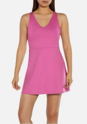 Gap Fit Dress With Shorts Athletic Women’s XXL Pink Athleisure Activewear Tennis thumbnail 1