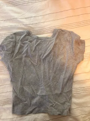 Brandy Melville Crop Top grey  thumbnail 2