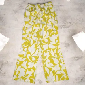 🌸Women’s Sun-Kissed Tropical High-Waisted Wide-Leg Pants - Size L thumbnail 2