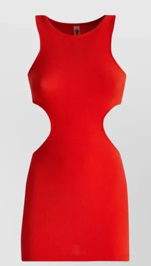 Zara orangish red casual cutout dress thumbnail 1