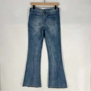 BP Stretch Medium Wash Blue Denim‎ Flare Jeans Casual Size 28 thumbnail 5