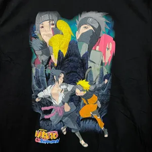Naruto Shippuden Naruto n Team7 vs Sasuke n Akatsuki Tee L thumbnail 2