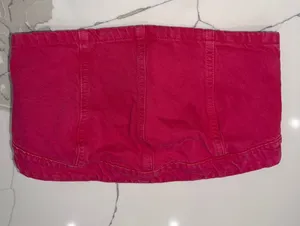 ZARA Girls' Pink Strapless Tube Top thumbnail 1