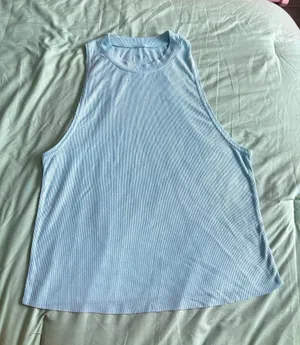Alo Yoga Teal Tank Workout Top thumbnail 1