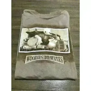 *New* Donald Duck Woodies to Waves ‎ Light Brown T-shirt Sz L thumbnail 8