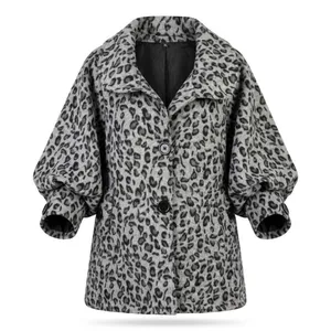 hazel azelhaze Vintage Animal Print jacket Sz M thumbnail 1