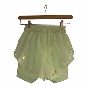 ✨Lululemon Translucent 2-in-1 High-Rise Lemongrass 3” Sz XXS Shorts✨ thumbnail 10