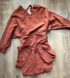 Lulus Burnt Orange Sweater Dress thumbnail 1
