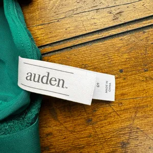 Auden Womens Emerald Green Floral‎ Lace Bralette Wireless Mesh Lined Size S thumbnail 3