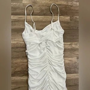 Lucy in the Sky Woman’s White Stretchy Going Out Bodycon Dress Size XS thumbnail 10