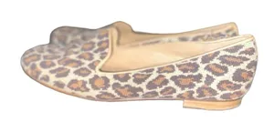 Jon Josef brown leopard print slip ons size 8.5 thumbnail 1