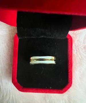 Gorgeous Golden Gemstone Adjustable Ring Size 7 thumbnail 1