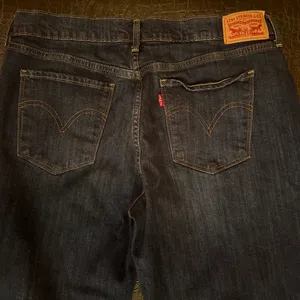 LEVIS 505 Jean Womens Sz 12 Straight Leg Mid Rise Dark Wash Stretch Denim 31x32 thumbnail 7