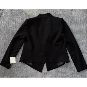 Calvin Klein Women's Black Open‎ Front Blazer Jacket Size 12 NWT thumbnail 5