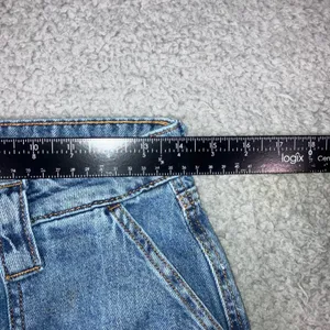 Wild Fable High Rise Cargo Jeans 6 28X30 Blue Streetwear Wide Leg Utility thumbnail 8
