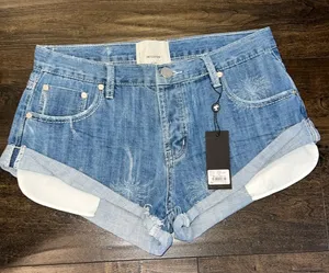 One Teaspoon NWT Malibu Bandits Shorts - Ocean Blue thumbnail 1