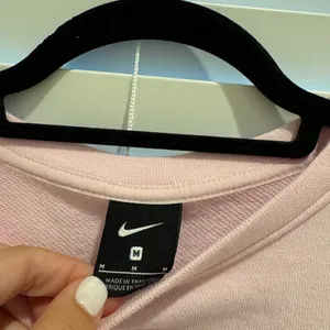 Pink Nike Crewneck with Terry-Cloth Logo thumbnail 2