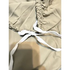 Beige Scrub Work Pants L Blood Resistant Latex Free 30" Inseam Pockets New thumbnail 10