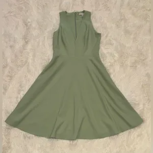 NEW Dress the Population Catalina Fit & Flare Cocktail Dress green Sage size XS thumbnail 4