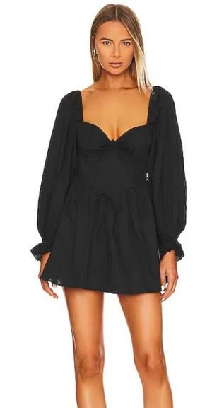 For Love & Lemons Black Mini Dress thumbnail 1