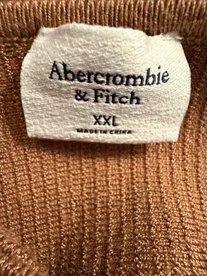 Abercrombie & Fitch Brown Ribbed Crisscross Back Tank Top Size XXL thumbnail 6