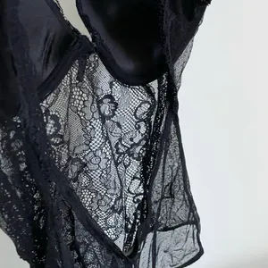 Daisy Fuentes Black Sheer Mesh Bodysuit thumbnail 7