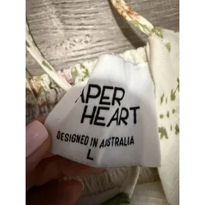 Paper Heart Australia Tropical Maxi Dress Sz L Boho Beach thumbnail 4