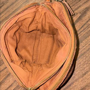 Joy Susan Brown Leather Bag Purse thumbnail 5