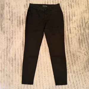 Maurices Everflex Skinny Jeans Black Mid Rise Stretch Denim‎ Womens Sz M Regular thumbnail 2