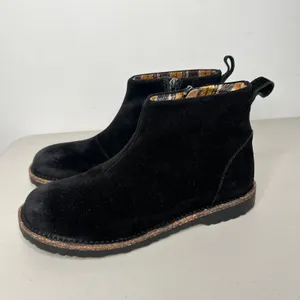 Birkenstock Melrose Black Suede Boot Size 40 thumbnail 3