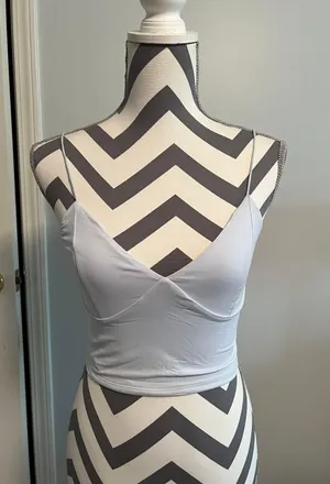 Garage Blue Crop Top thumbnail 1