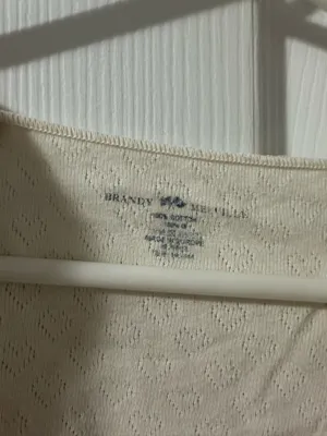 Brandy Melville Heart Eyelet Long Sleeve thumbnail 4