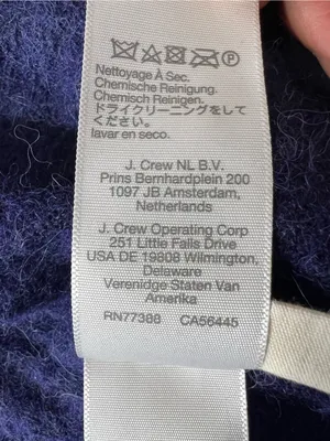 Madewell Blue Ribbed Henley Sweater Size S Alpaca Blend CKP492741785 Long Sleeve thumbnail 12