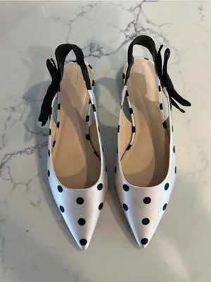 Maeve Side-Bow Slingback Flats size 9 brand new never worn thumbnail 2